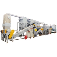 Usine de recyclage automatique de batteries lithium-ion avec broyeur et séparateur de poudre de cobalt
