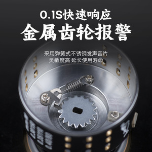 Moulinet de pêche spinning en métal à bobine peu profonde pour droitier, usage général - Product Image 5