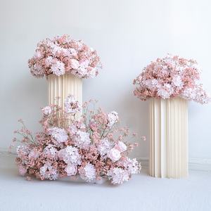 Magnifique Boule de Fleurs en Gypsophile Rose, <span class=keywords><strong>Fausse</strong></span> en PE, pour Mariage, Décoration de Vitrine, Voitures, Cérémonies, Style Noël - Product Image 2