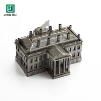 Bâtiments de Bus personnalisés en métal, pièces, modèle de Puzzle 3D fait à la main, construction, bricolage
