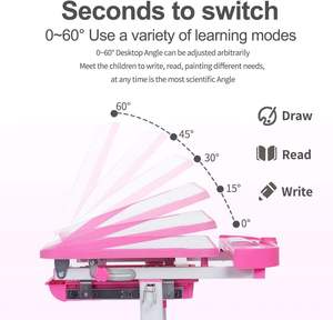 Bán buôn nghiên cứu bảng trẻ em nhựa <span class=keywords><strong>Lap</strong></span> bàn học sinh trẻ em Ergonomic Bàn đồ nội thất trẻ em Bàn và ghế nghiên cứu bảng - Product Image 3