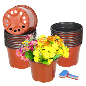 YUBO Supplies Garden Planter Pots Macetas Para Plantas Double Color Macetas Plastic Nursery Pots