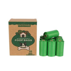 Sacs à déjections canines biodégradables EPI imprimés sur mesure, sacs en plastique écologiques avec distributeur - Product Image 2