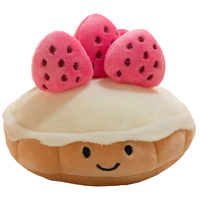 Jouets en peluche dessin animé mignon fraise crème glacée gâteau personnalisé en peluche doux en peluche couette oreiller cadeaux d'anniversaire