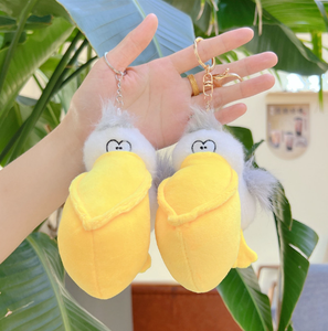 Thời trang búp bê búp bê sang trọng Đồ chơi nhỏ Mặt dây chuyền dễ thương Keychain lấy máy búp bê búp bê món quà Pelican sang trọng Keychain - Product Image 6