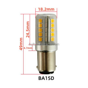 <span class=keywords><strong>1142</strong></span> एलईडी बल्ब b15d 2835 40sd एलईडी सूचक बल्ब के नेतृत्व वाले टॉवर लैंप को 10-30 वी 12-24 वी - Product Image 2