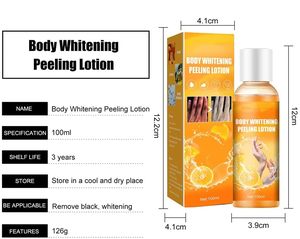 Tiktok-gel de loción Exfoliante para el cuidado de la piel, crema cosmética coreana para el cuerpo, blanqueamiento de nudillos oscuros, elimina la piel muerta, naranja, 2022 - Product Image 5