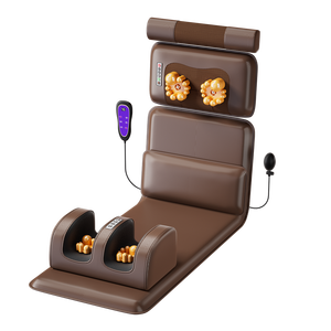 Portable Electric Roller Full Body <b>Massage</b> Cushion Air Pressure Heating <b>Vibration</b> <b>Massage</b> for Neck <b>Back</b> Sofa Cushion - Product Image 1
