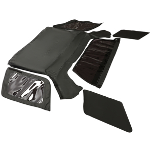 Capote souple avec 3 fenêtres fumées compatible avec Isuzu <span class=keywords><strong>Amigo</strong></span> Rodeo Cabriolet 1998 - 2002 - Product Image 3