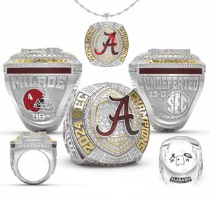 Anillo de Campeonato Personalizado con Incrustaciones de Cristal/Pedrería, Chapado en Oro Rosa, Forma de Corazón, para Fútbol y Voleibol - Product Image 4