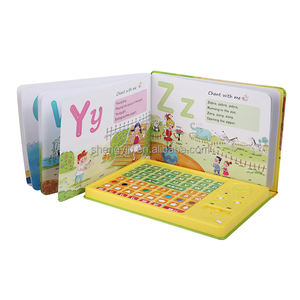 Livre <span class=keywords><strong>audio</strong></span> interactif en plastique pour l'apprentissage précoce de l'<span class=keywords><strong>anglais</strong></span> pour enfants, livre sonore interactif pour l'apprentissage de l'<span class=keywords><strong>alphabet</strong></span> - Product Image 1