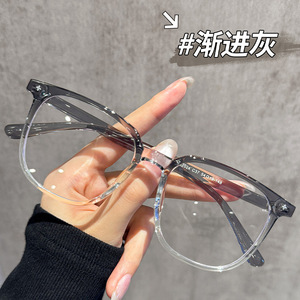 กรอบแว่นตาทรงสี่เหลี่ยม TR90 สีดำสุดฮิต พร้อมป้องกันแสงสีฟ้า สำหรับผู้หญิง รุ่น 52024 - Product Image 5