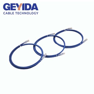 Geyida tốc độ cao <span class=keywords><strong>CAT6</strong></span> Ethernet <span class=keywords><strong>UTP</strong></span> <span class=keywords><strong>RJ45</strong></span> mạng dây vá cáp màu xanh tùy chỉnh chiều dài 2-năm bảo hành - Product Image 5