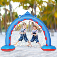 Rasen Pool Giant Pvc aufblasbare Wasser bogen Sprinkler spielen Kind Mädchen und Jungen für Regenbogen Wasser