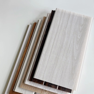 Di alta qualità PVC plance da soffitto vari stili 25 <span class=keywords><strong>cm</strong></span> di larghezza 7.5mm di <span class=keywords><strong>spessore</strong></span> bordo di legno impermeabile per il mercato Ecuador - Product Image 5