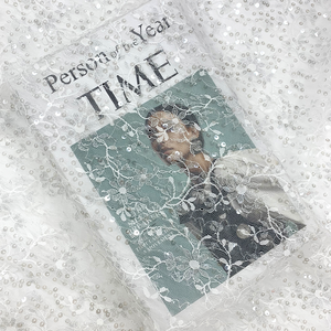 Encaje Floral de Nailon con Lentejuelas y Hilo Plateado, Malla Suiza Elegante, para Vestidos de Novia y <span class=keywords><strong>Ropa</strong></span> <span class=keywords><strong>Interior</strong></span>, Venta al Por Mayor - Product Image 1