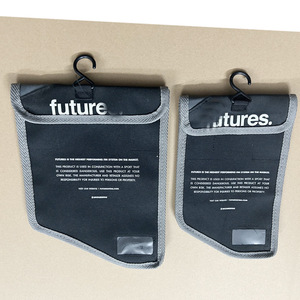 Sac à ailerons de planche de surf en nylon, 2 pièces, avec rangement en maille pour accessoires de surf, unisexe - Product Image 4