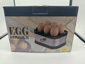 Mini caldera de huevos portátil de acero inoxidable con capacidad para 6 huevos con función de cocción antisecado multifuncional - Product Image 6