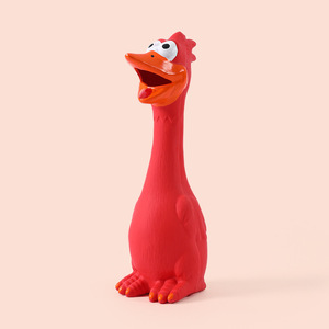 High Quality Eco-Friendly Waterproof Wholesale Interactive <b>Chicken</b> <b>Squeaky</b> Latex Dog Chew Toys for Indoor Use - Product Image 2
