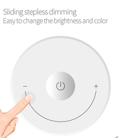 Lampe de nuit pratique pour chambre à coucher, pour adultes et enfants, lampe de nuit LED colorée, à piles, lampes de chevet
