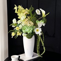 Centre de table personnalisé pour mariage, Saint-Valentin, Thanksgiving, Noël, fleur artificielle en soie, boule d'hortensia de 50 cm, faite à la main