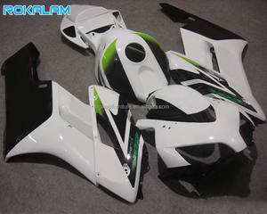 Kit de carénage de moto classique pour Honda CBR1000 <span class=keywords><strong>RR</strong></span> <span class=keywords><strong>2004</strong></span> 2005 CBR1000 <span class=keywords><strong>RR</strong></span> 04 05 <span class=keywords><strong>CBR</strong></span> 1000RR Vert Blanc Noir - Product Image 1