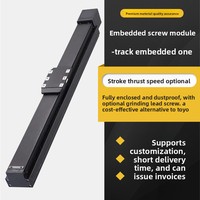 Module de guidage linéaire CNC haute précision à vis mère entièrement fermé en acier inoxydable avec rail de guidage linéaire intégré