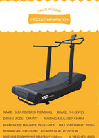 Tapis roulant MND-Y600B d'équipement de gymnastique incurvé par coureur commercial d'air à vendre