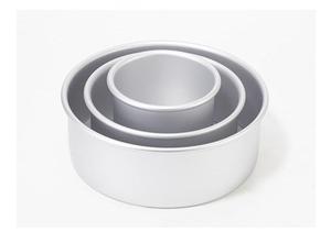 Bandeja de pastel redonda de boda de 4/6/8 pulgadas, inserto de tubo extraíble, bandeja de tubo de pastel <span class=keywords><strong>Chimmy</strong></span>, bandeja de pastel de gasa de aluminio anodizado antiadherente - Product Image 6