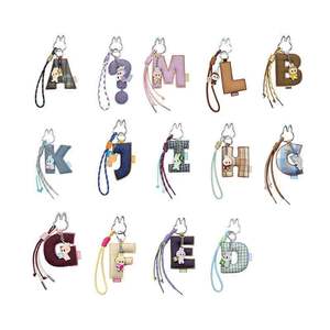 Металлический брелок-подвеска для сумок и ключей, серия «Heart Password», в стиле Blind Box, забавный аксессуар - Product Image 1