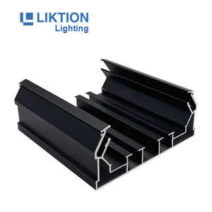 Tessuto russo ucraino tensione del soffitto teso profilo in alluminio soffitto teso montato a doppio binario tenda a LED profilo - Product Image 1