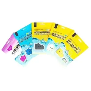 पुरुषों की महिला वाटरप्रूफ एंटी-स्लिप वर्षा बूट कवर मोटी पहनने के लिए प्रतिरोधी सुरक्षा जूता थोक सेट - Product Image 5