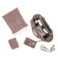Sac à langer multifonction grande capacité personnalisé, sac à main de voyage pour maman, sac à langer imperméable en néoprène pour bébé