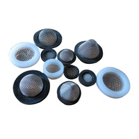 Joint de filtre de rondelle en acier inoxydable synthétique en silicone 20 40 60 Mesh pour tuyaux d'eau chaude et froide pour restaurants hôtels vente au détail
