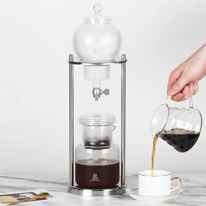 Cafetera y Tetera de Goteo Frío de Vidrio para Café y Té, Extractor de Goteo, Infusor, Diseño Moderno y Minimalista - Product Image 5