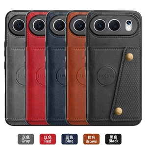 Étui en cuir avec fentes pour cartes, support de poche pour Huawei <span class=keywords><strong>Honor</strong></span> X6C 400 Pro P30 Lite P40 Pro Plus <span class=keywords><strong>P50</strong></span> P60 Pura 70 80 Ultra - Product Image 3