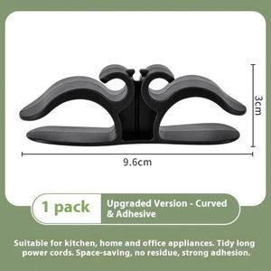 Multifunctional <b>Plastic</b> <b>Kitchen</b> Storage Winder Household Appliances Wire Plug Holder with Power Cord Clamp for Living Room - Product Image 6