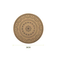 Napperon classique personnalisé souple écologique antidérapant en PVC résistant et chauffant pour table à manger et cuisine