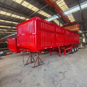 Semirremolque Volquete Lateral de Servicio Pesado Usado para Transporte de Piedra/Acero/Arena, Precio Mayorista, Carga Útil 30-100T, Camión de Carga China - Product Image 1