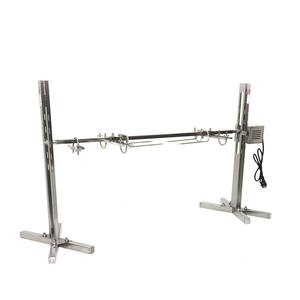 Caldo di vendita in acciaio inox durevole commerciale mobile per la torrefazione di maiale macchina per fare carbone barbecue per feste all'aperto - Product Image 2