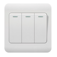 Sonoff Uk — interrupteurs muraux avec prises Usb, gradateur électrique, 1/2/3/4 gangs, pour décoration de maison