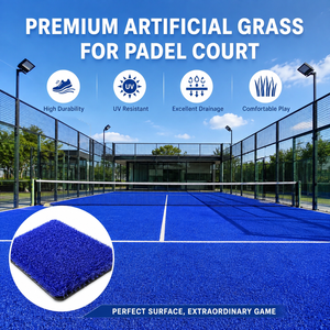 Césped Artificial Azul, <span class=keywords><strong>Alfombra</strong></span> <span class=keywords><strong>de</strong></span> Césped Sintético para Pista <span class=keywords><strong>de</strong></span> Pádel, Césped para Exteriores, Cubierta para Pista <span class=keywords><strong>de</strong></span> Pádel, Cubierta para Pista <span class=keywords><strong>de</strong></span> Tenis - Product Image 3