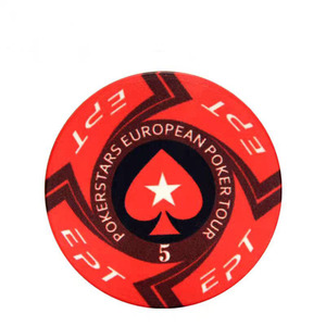 Jetons <span class=keywords><strong>de</strong></span> <span class=keywords><strong>poker</strong></span> en céramique EPT <span class=keywords><strong>de</strong></span> 10 grammes et 39 millimètres, avec logos/couleurs personnalisés, faible quantité minimale <span class=keywords><strong>de</strong></span> commande, livraison directe <span class=keywords><strong>de</strong></span> l'usine - Product Image 4