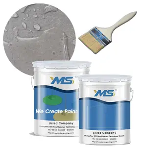 Ücretsiz örnek YMS metalik boya veya 3D boya şeffaf epoksi reçine kendinden tesviye zemin boya