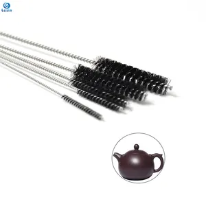 Five Piece Set Cleaner Equipment 304 Stainless Steel Nylon Glass Straw Tube Cleaning Brushes