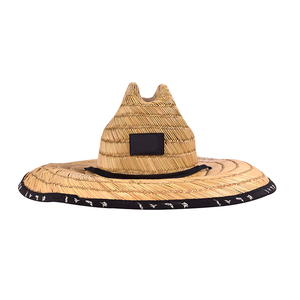 Chapeau de cowboy unisexe en paille rayée marron pour l'été, la pêche en mer et la pêche à la ligne, imperméable, pour la pêche à la <span class=keywords><strong>carpe</strong></span> et les sports de plein air - Product Image 2