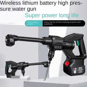 ปืนฉีดน้ำล้างรถไร้สาย มอเตอร์ไร้แปรงถ่าน ใช้รดน้ำต้นไม้ในบ้าน พกพาสะดวกอเนกประสงค์ แบตเตอรี่ลิเธียม - Product Image 3