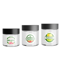 Pot en verre résistant aux enfants 3,5g 7g, emballage CR pour capsules de fleurs, anti-odeur, à l'épreuve des enfants, 3,5 pots, logo personnalisé