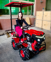Meiqi 192 Essence 4x4 Mini Tracteur Motoculteur Motoculteur Véhicules électriques à quatre roues motrices