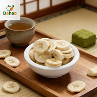 Irisan Pisang Beku Kering Premium Dahao, Renyah & Manis Alami, Kemasan Besar untuk Camilan & Pengolahan Makanan, Tersedia OEM ODM